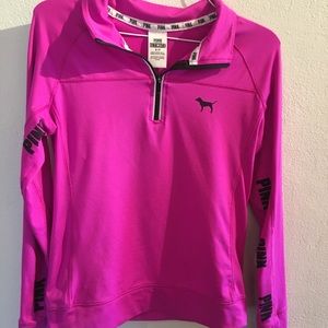 pink quarter zip from PINK